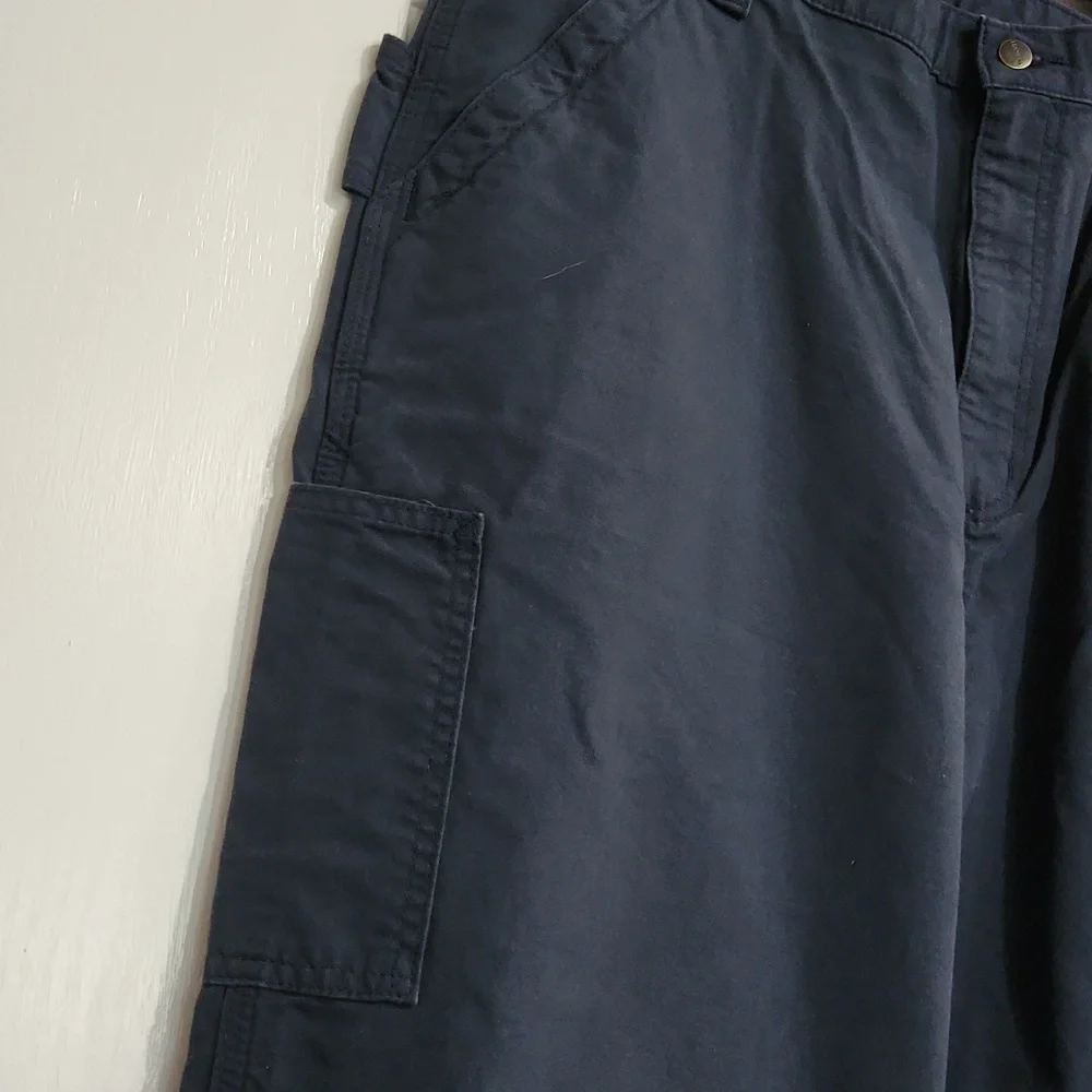 NWOT CARHARTT PANTS  Loose Original Fit Navy 42 X 32 - Picture 4 of 5